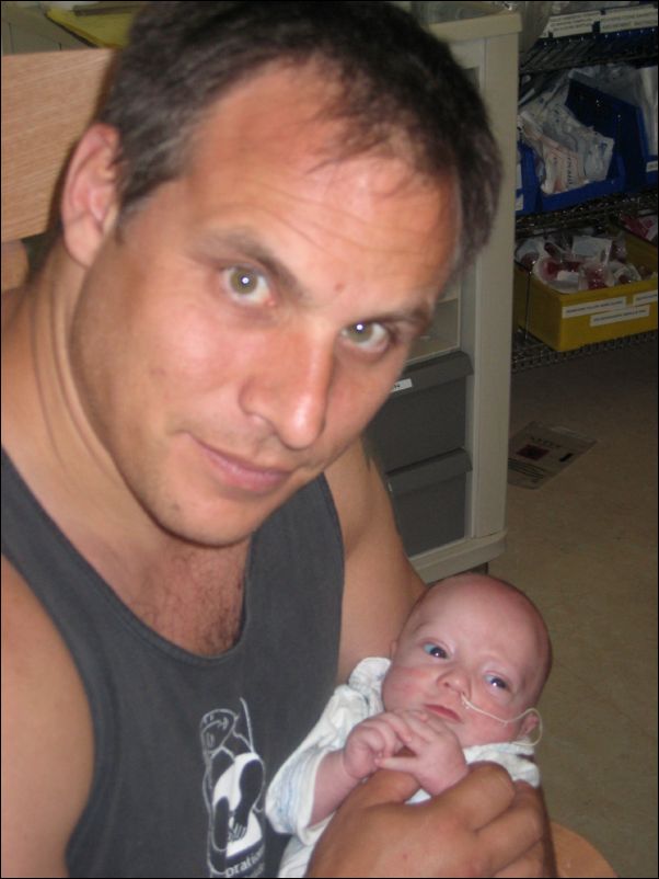 Gabe showing Sebastian how to do Crazy Eyes